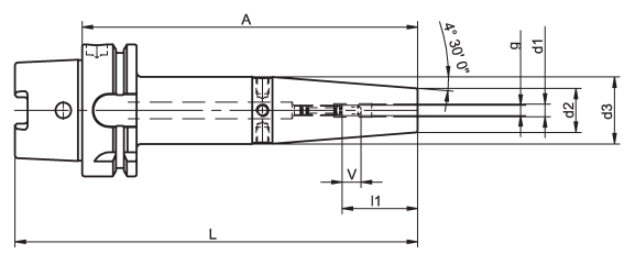 KelchHSK-A i-tec Shrink Fit Chucks Inch Version