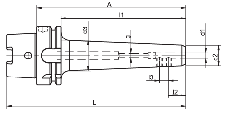 KelchHSK-A Reduction Sleeves for Straight Shanks Slim Version
