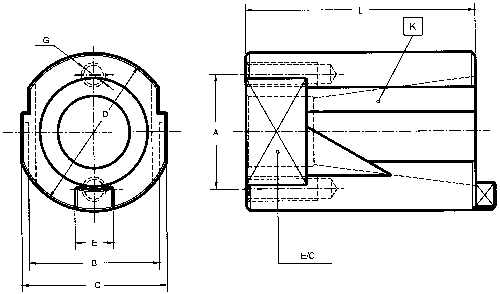  Steep Taper Basic Mounting Fixtures