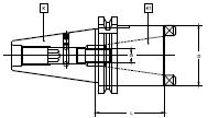LaipStandard Steep Taper to DIN 2080 Adapter