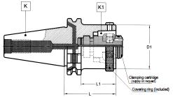 LaipStandard to HSK Steep Taper to HSK Adapter