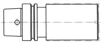 HSK Form E Tool Holder Blank