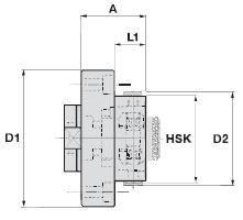 MapalHSK-C KS Adapter Flange