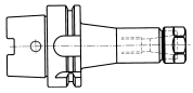 HSK-A Long Collet Chucks for ER Collets