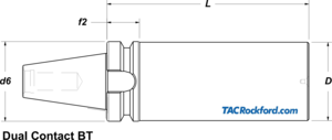 Steep Taper (BT-DC) Tool Holder Blanks (Click image to enlarge) Steep Taper (BT-DC) Tool Holder Blanks