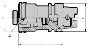 Guhring HSK-A/C Extensions (Click image to enlarge) Guhring HSK-A/C Extensions