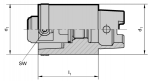 Guhring HSK-C Extensions (Click image to enlarge)