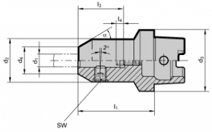 Guhring HSK-C Side Lock Holders (Click image to enlarge) Guhring HSK-C Side Lock Holders