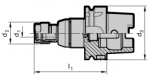 Guhring MQL HSK-A Synchro Tapping Chucks (Click image to enlarge)