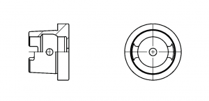 Hollow Taper Shank Type C (Click image to enlarge) Hollow Taper Shank Type C