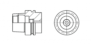 Hollow Taper Shank Type E (Click image to enlarge) Hollow Taper Shank Type E