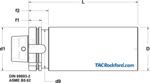 HSK-B Tool Holder Blank (Click image to enlarge)