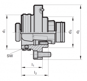HSK-C Front Adapter Flanges (Click image to enlarge) HSK-C Front Adapter Flanges