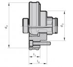 HSK-C Integrated Spindle Adapter Flanges (Click image to enlarge)