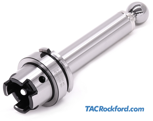 HSK-A/C/E63 Ball-End Runout Test Arbor, Long (Click image to enlarge) HSK-A/C/E63 Ball-End Runout Test Arbor, Long