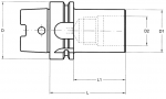Laip HSK-A Basic Adapters for Modular Tooling (Click image to enlarge)