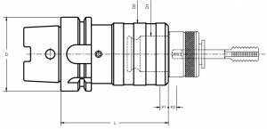 Laip HSK-A Quick-Change Tapping Chucks (Click image to enlarge) Laip HSK-A Quick-Change Tapping Chucks