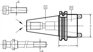 Laip Steep Taper (DIN) to Steep Taper (ISO) Reducing Adapters (Click image to enlarge) Laip Steep Taper (DIN) to Steep Taper (ISO) Reducing Adapters