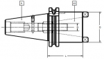 Laip Steep Taper to Steep Taper (DIN 2080) Reducing Adapters (Click image to enlarge)