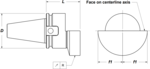 Steep Taper Center Height Master Setting Gauge (Click image to enlarge)