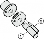 Capto Tool Changer Alignment Gauges - Capto C8X Tool Changer Alignment Gauge (Click image to enlarge)
