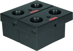 TUL Storage System Tool Carrier Blocks - Cylindrical Shank Tr 28 + (Lathes) 16, Ø30 + Morse Taper 4